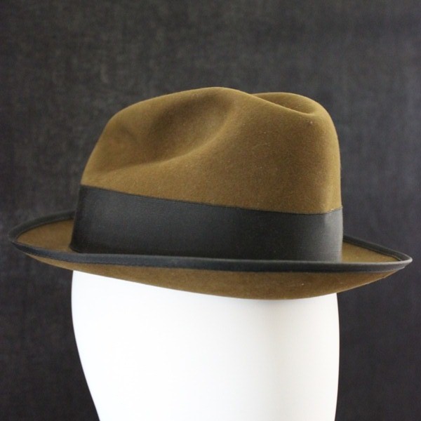 Chocolate brown royal Stetson Fedora hat