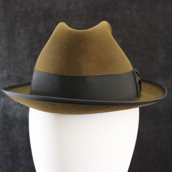 Chocolate brown royal Stetson Fedora hat