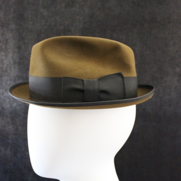 Chocolate brown royal Stetson Fedora hat