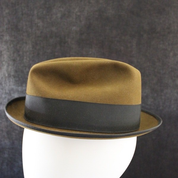 Chocolate brown royal Stetson Fedora hat