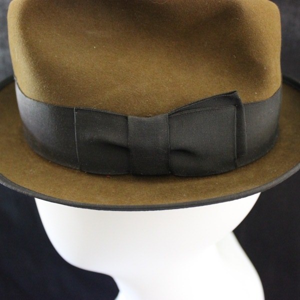 Chocolate brown royal Stetson Fedora hat