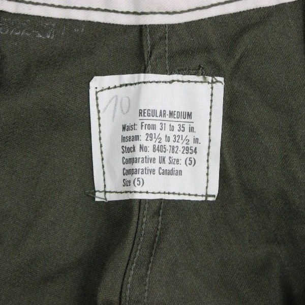 M-65 Cargo field trousers - Regular Medium - Dated 1967 - Mint