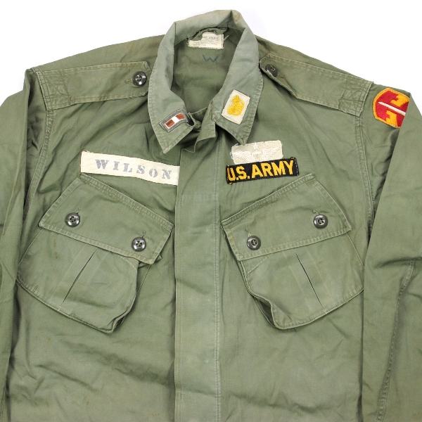 1st pattern jungle fatigue shirt - MACV Army senior pilot
