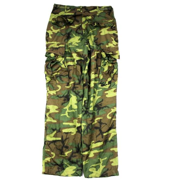 ERDL camouflage jungle fatigue / combat trousers - Regular Small