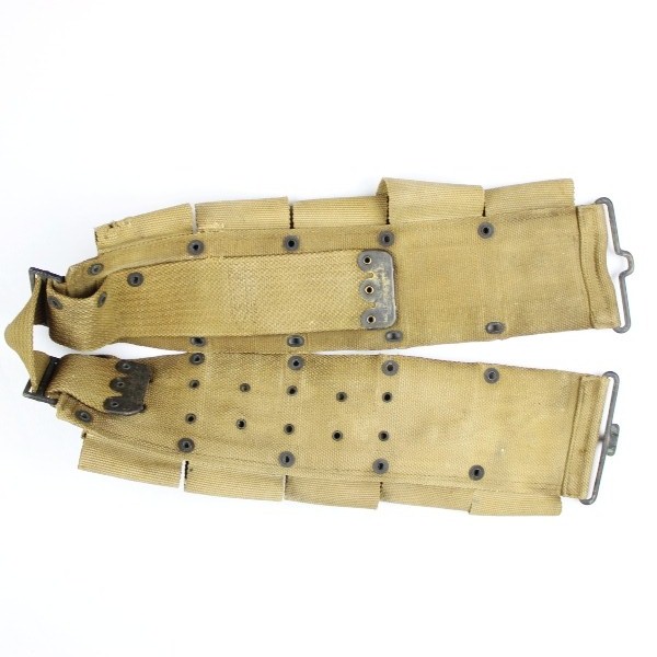 M1910 US Army dismounted rifle cartridge belt - Mills 1918