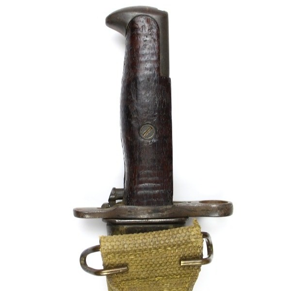 M1905 Springfield Armory bayonet w/ M1910 canvas scabbard - 1906 