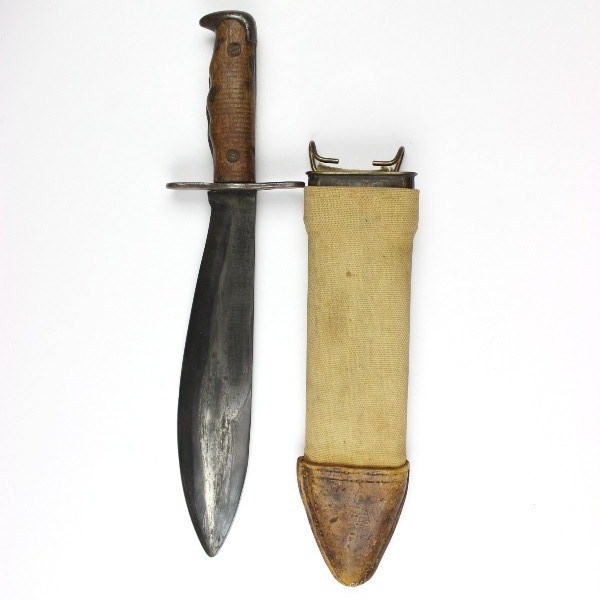 M1917 Bolo knife w/ canvas scabbard 