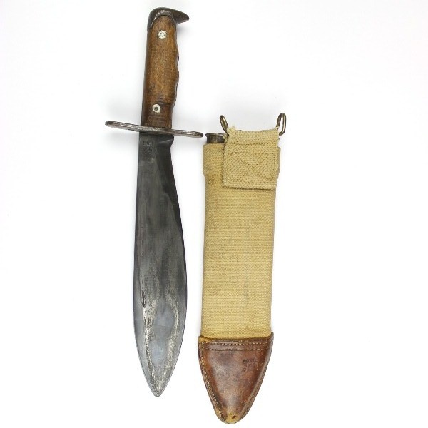 M1917 Bolo knife w/ canvas scabbard 