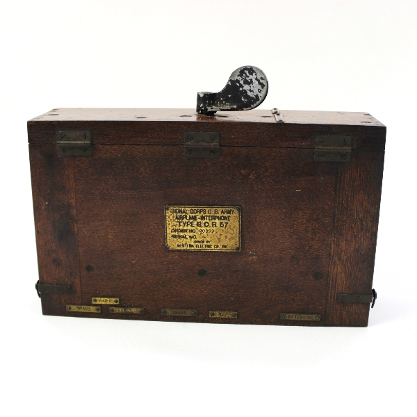 Scarce early Western Electric Type SCR 57 aircraft radio interphone