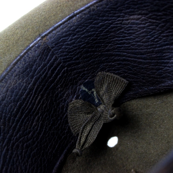 Officers wool felt campaign hat w/ MTC cord