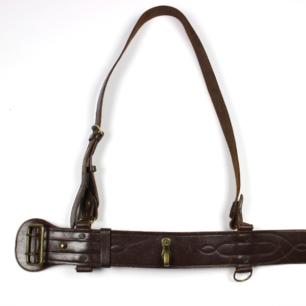 Officers Sam Browne belt w/ shoulder strap - Private purchase