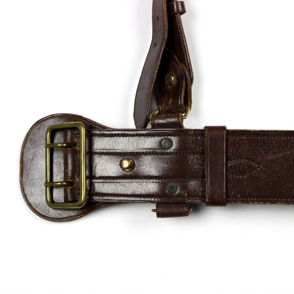 Officers Sam Browne belt w/ shoulder strap - Private purchase