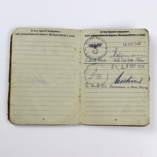 Wehrmacht soldbuch + wehrpass grouping - Identified to a Polish soldier