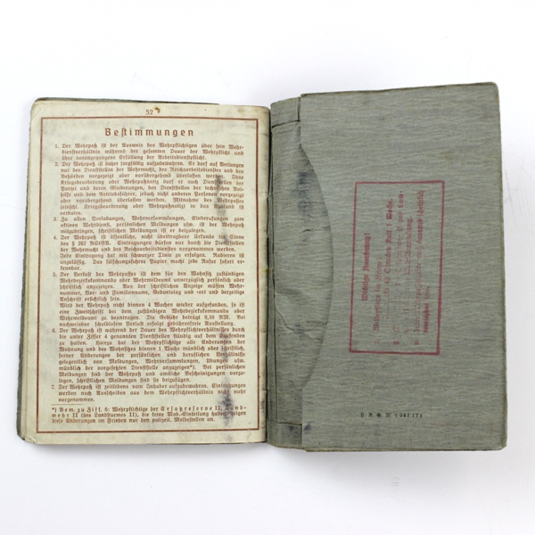 Wehrmacht soldbuch + wehrpass grouping - Identified to a Polish soldier