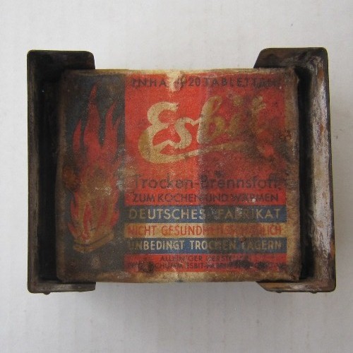 German WW2 Esbit field stove mod.9 fuel tablets