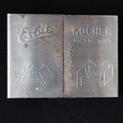 German WW2 Esbit field stove mod.9 fuel tablets