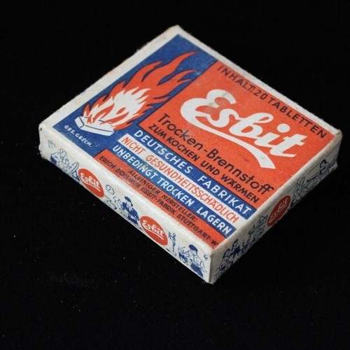 German WW2 Esbit field stove mod.9 fuel tablets