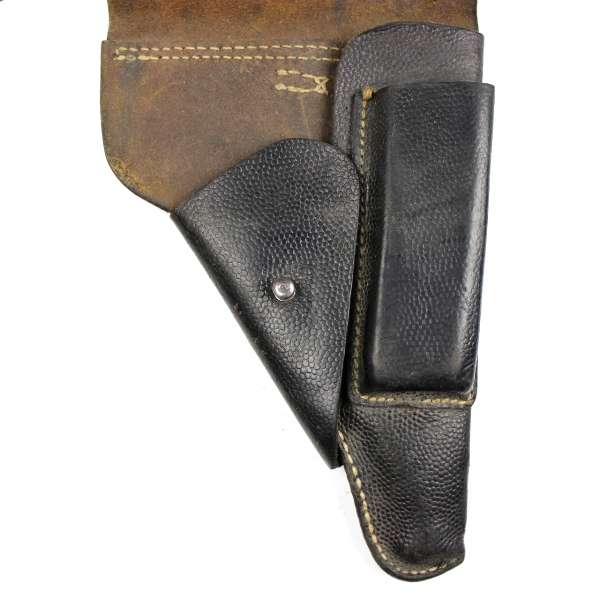 Walther P38 black leather holster - CXB 4