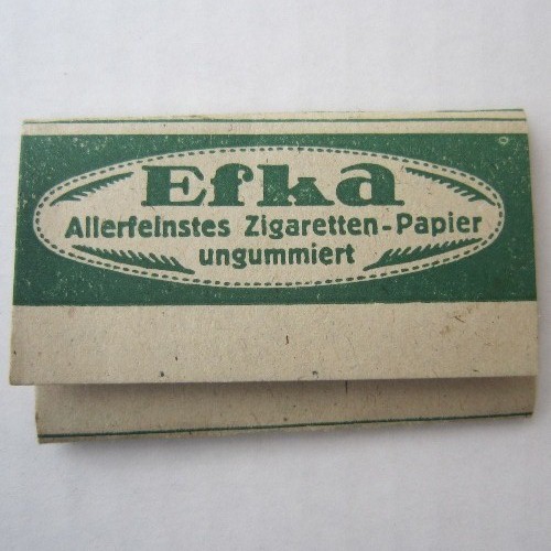 German WW2 EFKA packaged cigarette paper