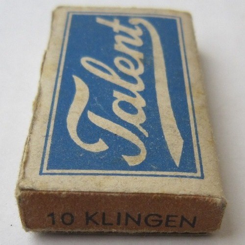 German WW2 shaving razor blades in box