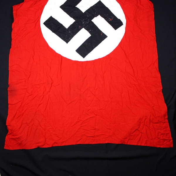 Captured Nazi party flag / banner