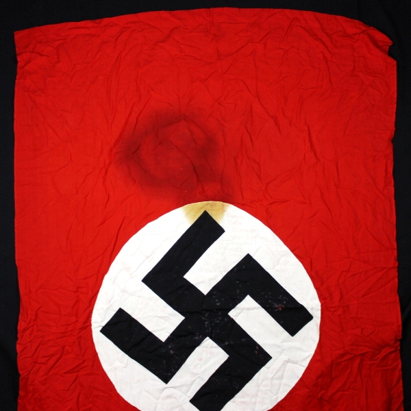 Captured Nazi party flag / banner