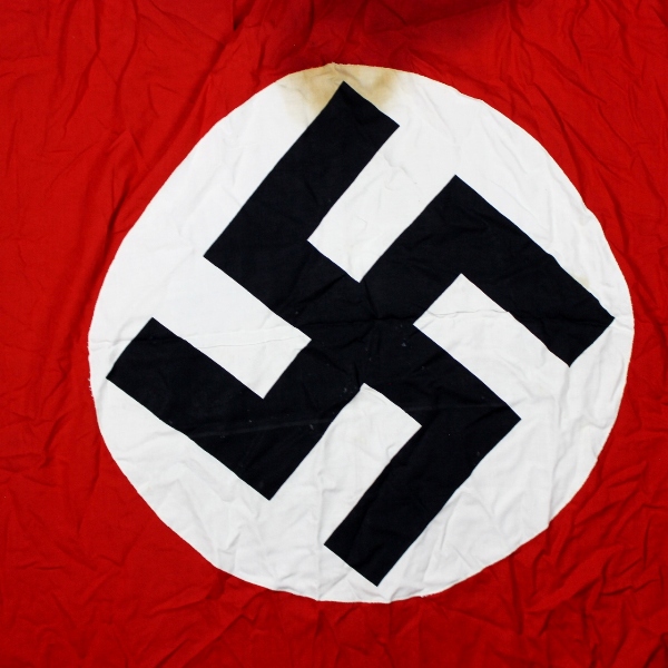 Captured Nazi party flag / banner