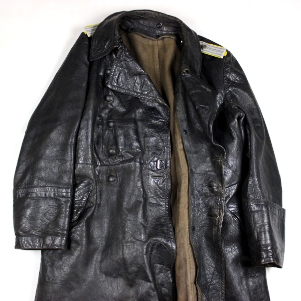 Wehrmacht officer leather overcoat