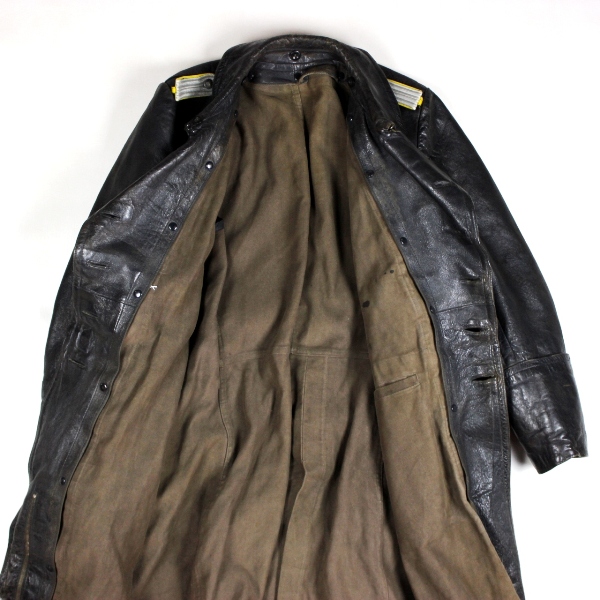 Wehrmacht officer leather overcoat