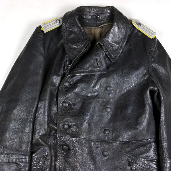 Wehrmacht officer leather overcoat