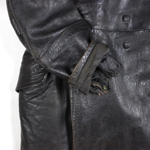 Wehrmacht officer leather overcoat