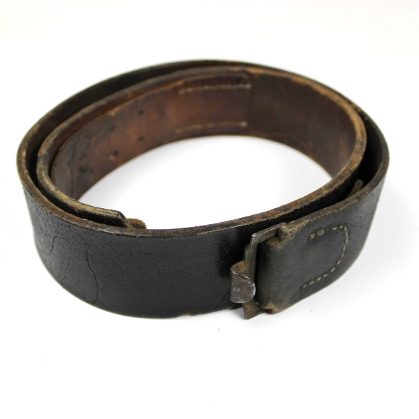 EM / NCO leather belt - Size 90