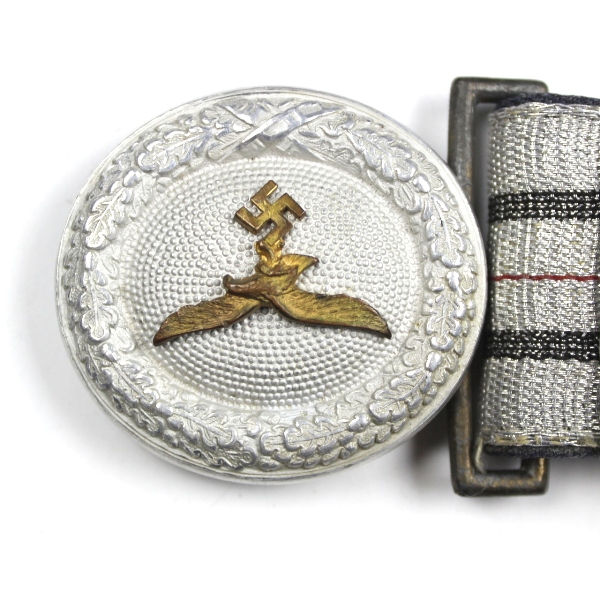 A Luftwaffe General's Brocade Belt & Buckle Belonging To Kc Winner