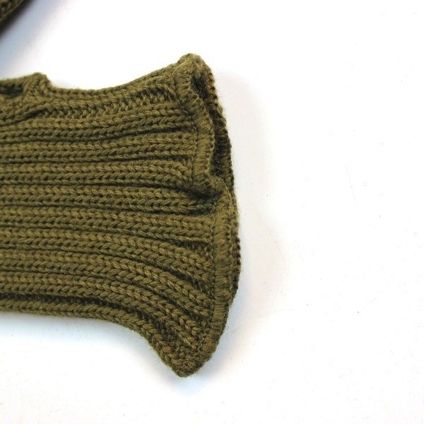 OD wool knit mittens