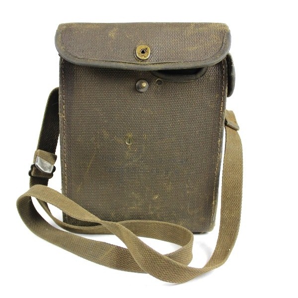 US Army Signal Corps type EE8-B field phone w/ canvas case
