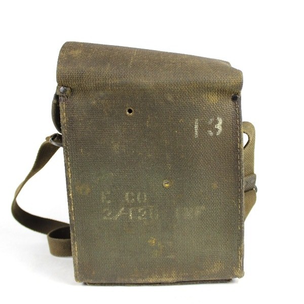 US Army Signal Corps type EE8-B field phone w/ canvas case