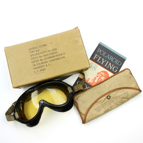 USAAF flying goggles type B-8 w/ accessories