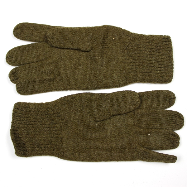 OD Wool knit field gloves