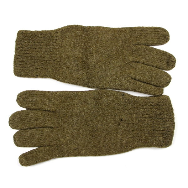 OD Wool knit field gloves