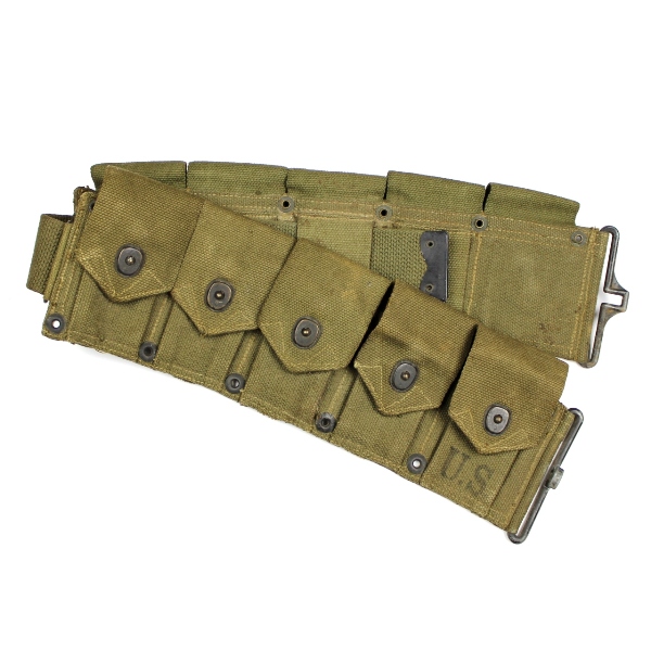 M1923 OD7 canvas cartridge belt - 1943