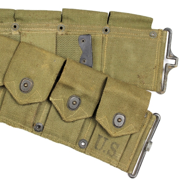 M1923 OD7 canvas cartridge belt - 1943