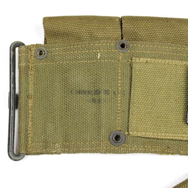 M1923 OD7 canvas cartridge belt - 1943