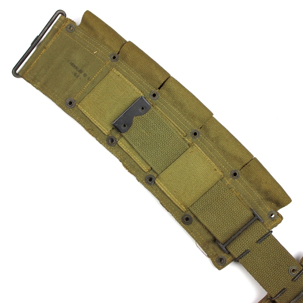 M1923 OD7 canvas cartridge belt - 1943