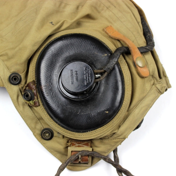 USAAF flight helmet type AN-H-15 w/ ANB-H-1 receivers