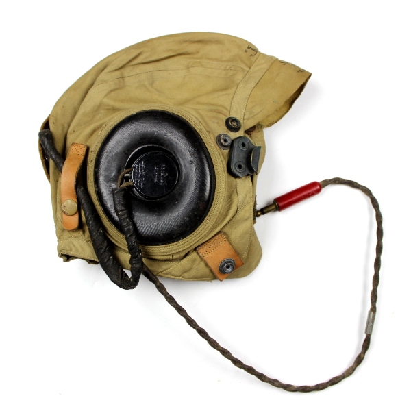 USAAF flight helmet type AN-H-15 w/ ANB-H-1 receivers