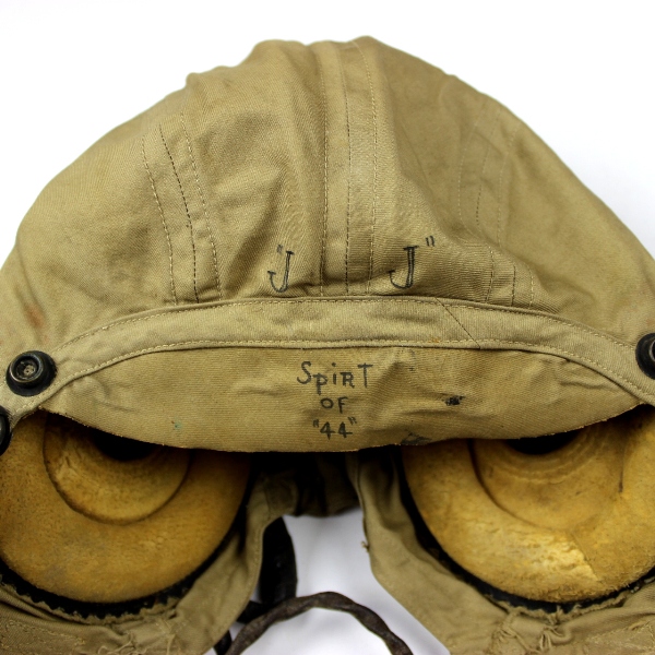 USAAF flight helmet type AN-H-15 w/ ANB-H-1 receivers