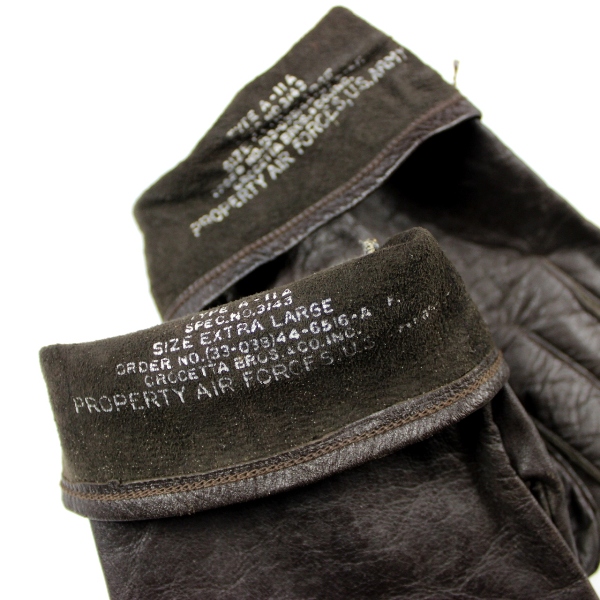 USAAF type A-11A flight gloves w/ wool inserts