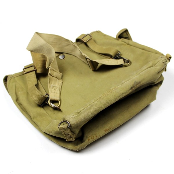 M1936 Musette Bag, 1942 with WW Stanley carry strap 1942