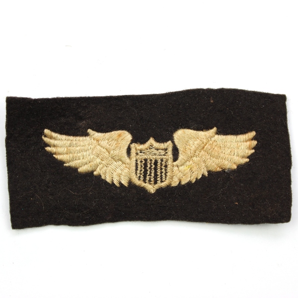 US Army Air Corps embroidered pilot wings - Australian made