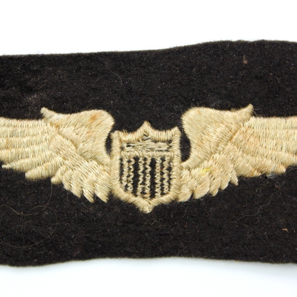 US Army Air Corps embroidered pilot wings - Australian made